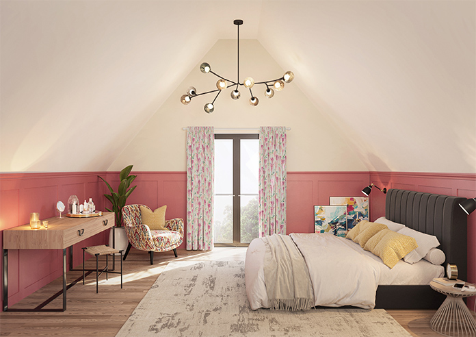 Wisteria Silk, Rosewood - Made to Measure Curtains - Image 14